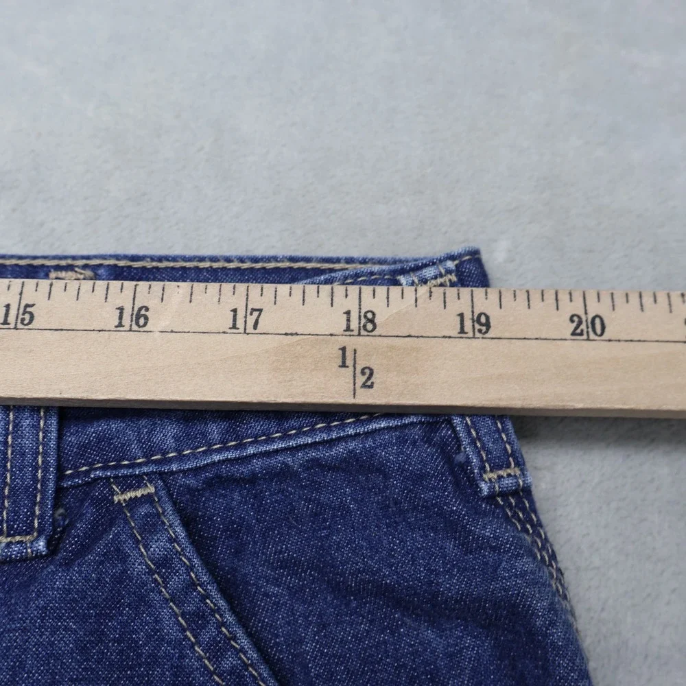 Carhartt Jeans‎ Men 38x30 Medium Wash Flame Resistant Denim Loose Fit Dungaree